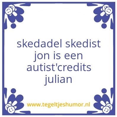 Tegeltje: gerard