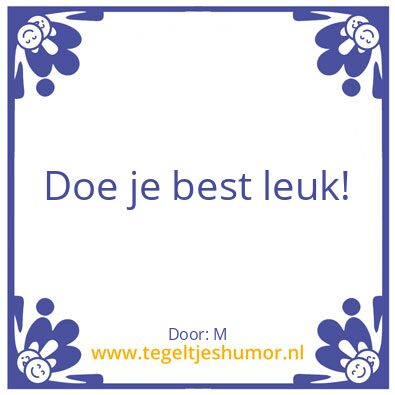 Tegeltje: Z