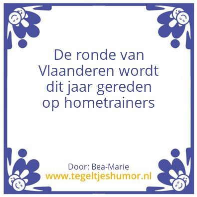 Tegeltje: 2020