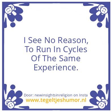 Tegeltje: Quitters are Losers.