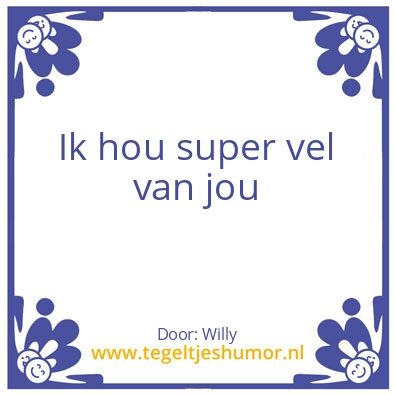 Tegeltje: Wiuter