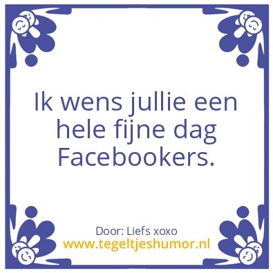 Tegeltje: Goedemorguh