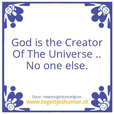 Tegeltje: Creator ..