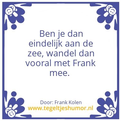 Tegeltje: Frank