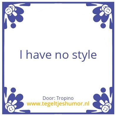 Tegeltje: LMAO