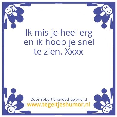 Tegeltje: schatje Conny