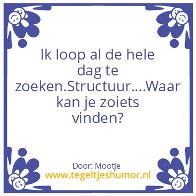Tegeltje: Speurtocht