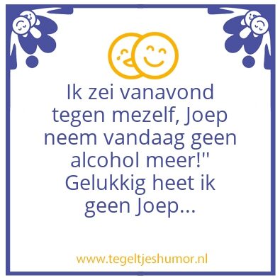 Tegeltje: Ik zei