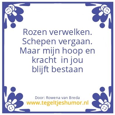 Tegeltje: liefdestegel