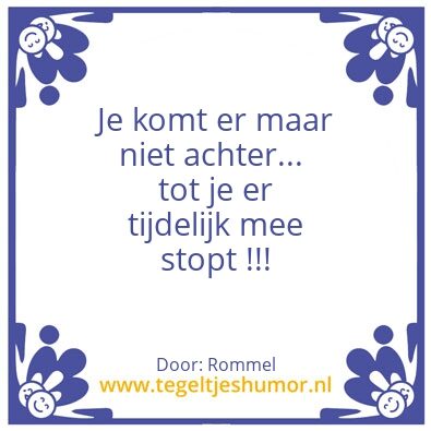 Tegeltje: Bijwerkingen