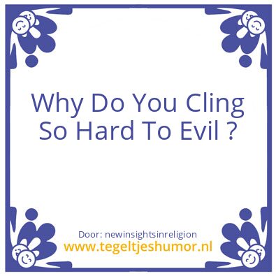 Tegeltje: Clinging