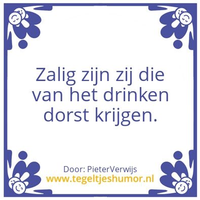 Tegeltje: …