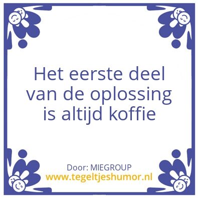 Tegeltje: MIEGROUP