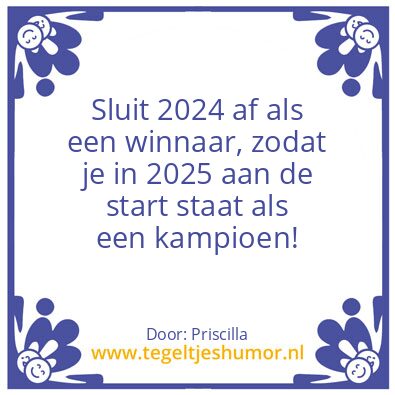 Tegeltje: Sportief 24/25