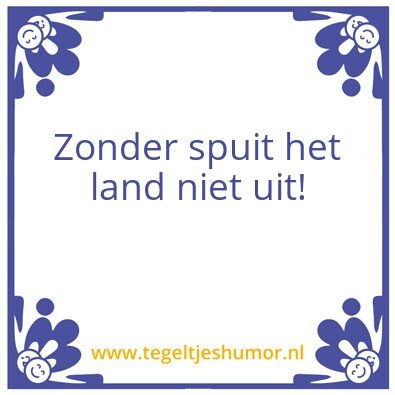 Tegeltje: Tegel