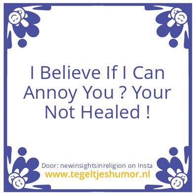 Tegeltje: I Believe.