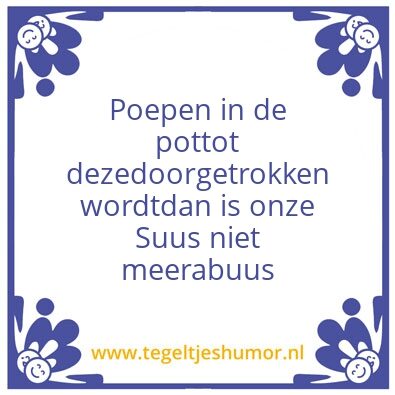Tegeltje: Toilet