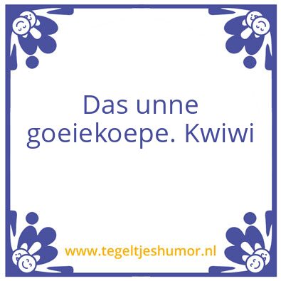 Tegeltje: Harrie