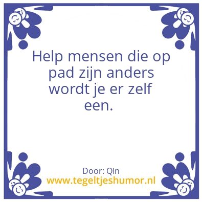 Tegeltje: Tegel