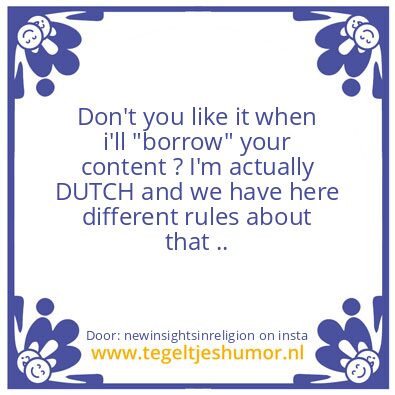 Tegeltje: Now You Know