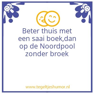 Tegeltje: Pech onderweg 1
