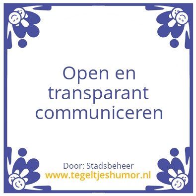 Tegeltje: Kaders
