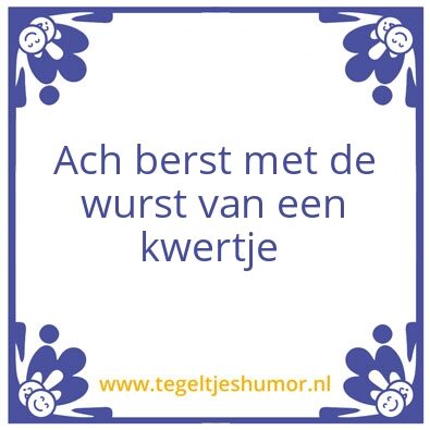 Tegeltje: ernhems tegeltje