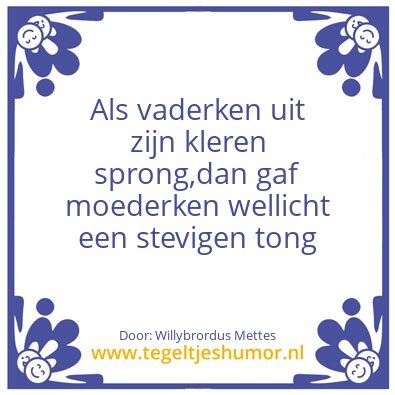 Tegeltje: Tongtwist