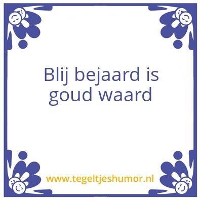Tegeltje: Opa