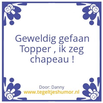 Tegeltje: Tegel