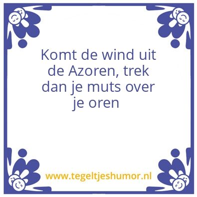 Tegeltje: Winden