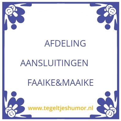 Tegeltje: Feike