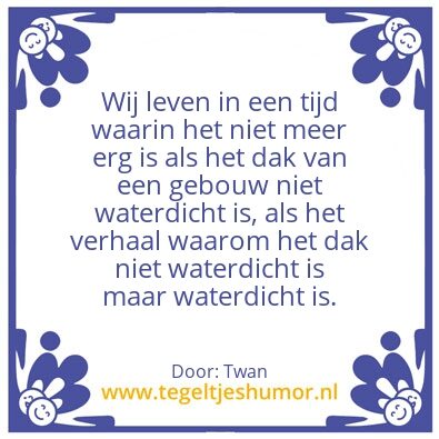 Tegeltje: Dak