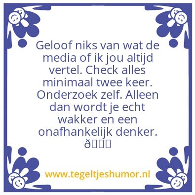 Tegeltje: Denk 2