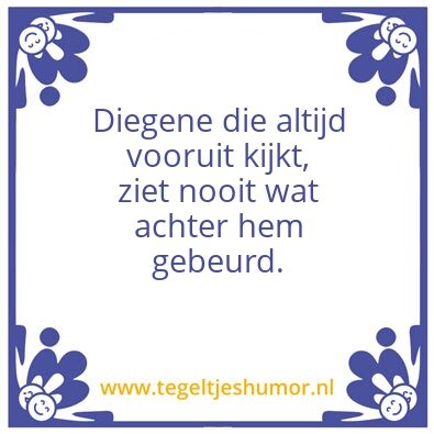 Tegeltje: Kijken