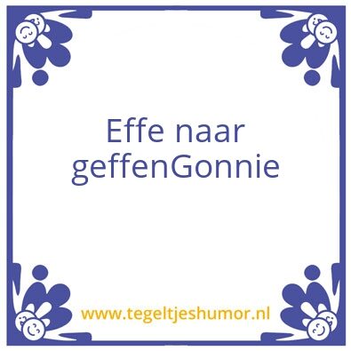 Tegeltje: Test