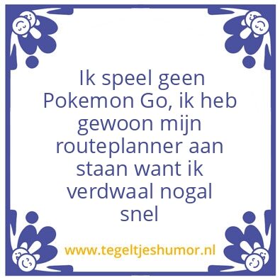 Tegeltje: Pokemon