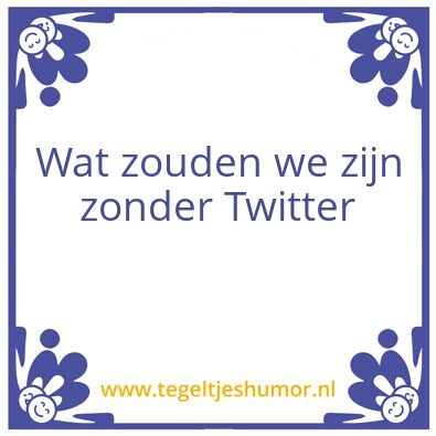 Tegeltje: Tja