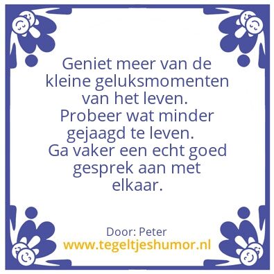 Tegeltje: In memoriam