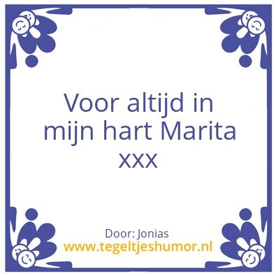 Tegeltje: Denk aan je