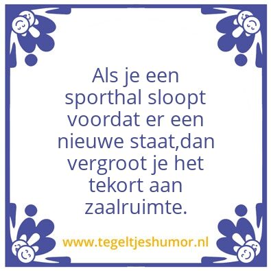 Tegeltje: sloop