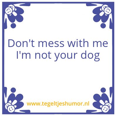 Tegeltje: Pier