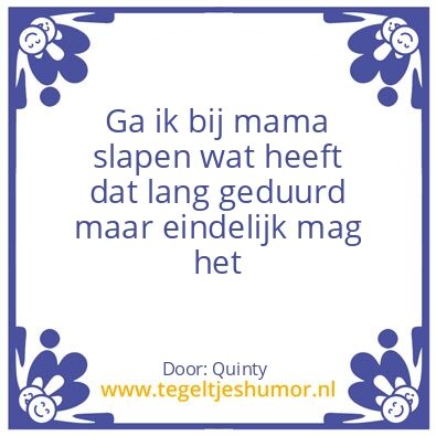 Tegeltje: Zaterdag
