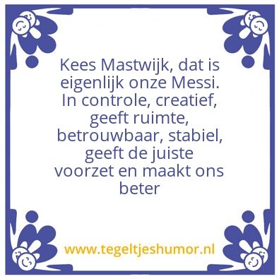 Tegeltje: Kees