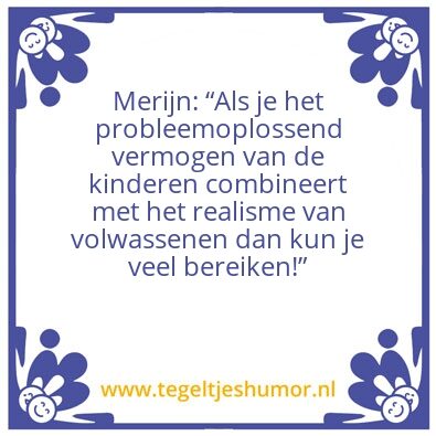 Tegeltje: omdenken