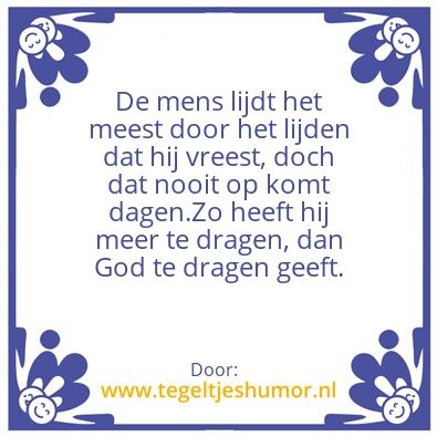 Tegeltje: Tegeltje
