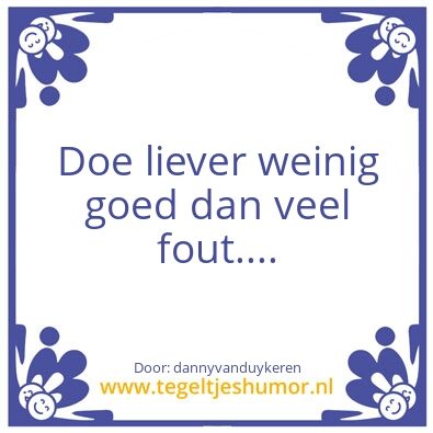 Tegeltje: Tegel