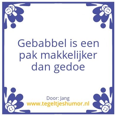 Tegeltje: Wijsheid 1