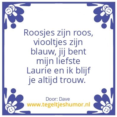 Tegeltje: Liefde