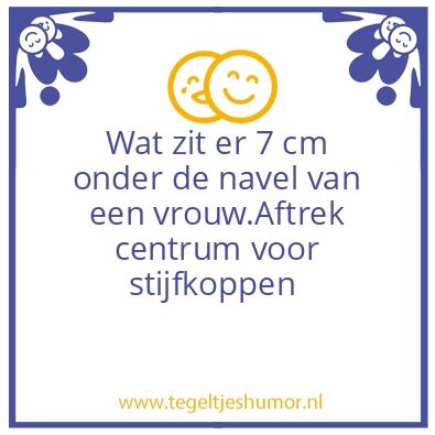 Tegeltje: 7 cm